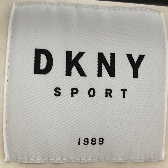 DKNY Velour Logo Puffer Jacket - Picture 4 of 8